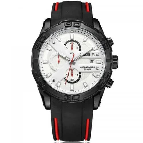 Relógio Analógico Megir Chronograph MN 2055GS-BK-7 - Branco