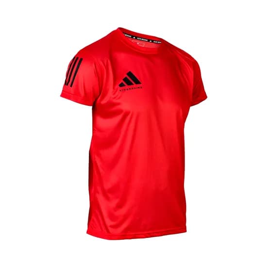 Remera Adidas Kickboxing ADIKBTS100 - Rojo/Negro