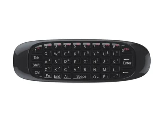 Satellite Teclado Smart TV AK-722G Wireless 2.4GHZ Negro