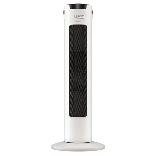 Aquecedor Quanta DUOFLOW180 QTED180 1.500 Watts Ajustável 127V ~ 60HZ - Branco/Preto