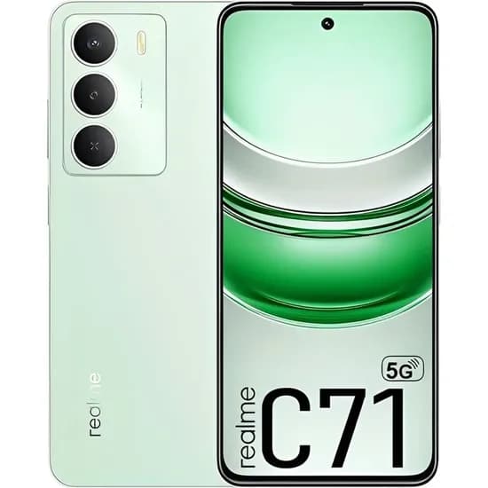 Realme Cel C71 RMX3943 5G 6.67" DS NFC 6/128GB Anatel 45W Green
