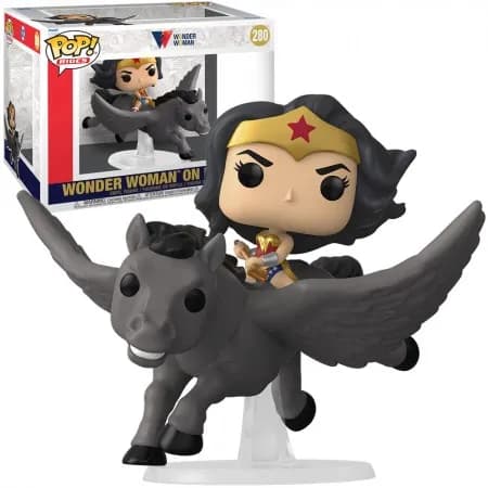 Funko Pop Heroes Wonder Woman 80TH *Rides* Wonder Woman On Pegasus 280