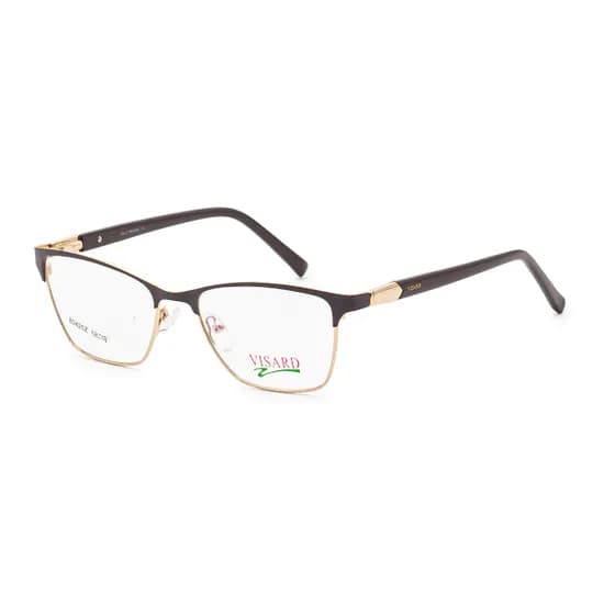 Armação para Óculos de Grau Visard B2425Z C2 Tam. 52-18-135MM - Marrom e Dourado