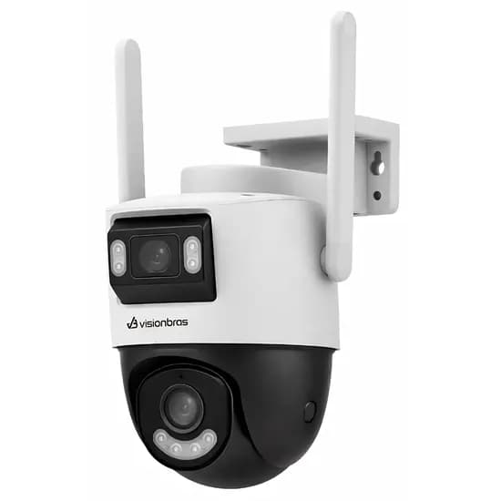 Câmera IP Visionbras Dual Full Color VB-WD60-Fca 6MP Wi-Fi - White