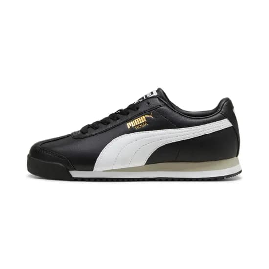 Calzado Puma Roma 24 s Negro Blanco Gold