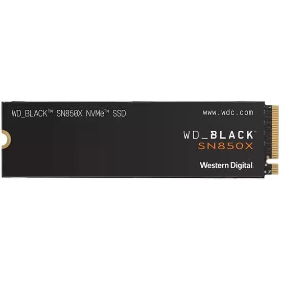 SSD M.2 Nvme Western Digital Wd_Black SN850X 7300/6600 MB/s 2 TB (WDS200T2X0E)