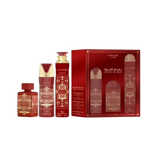 Lattafa Kit Badee Sublime 100ML+Deo+Air Fresh