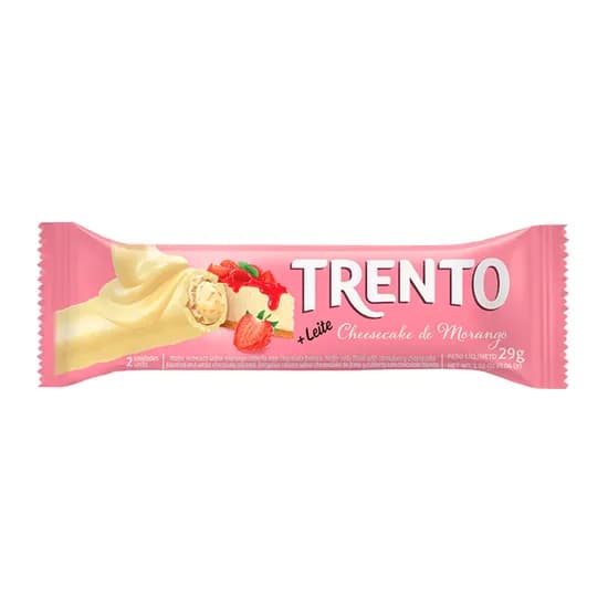 Chocolate Peccin Trento Cheesecake Morango 29G