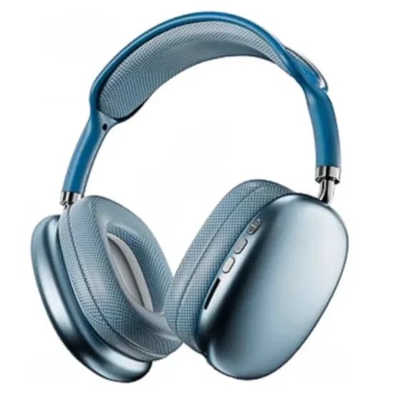 Fone de Ouvido Sem Fio P9 com Bluetooth - Azul