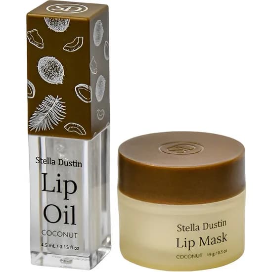 Kit Stella Dustin Óleo Labial + Máscara Labial - Coco
