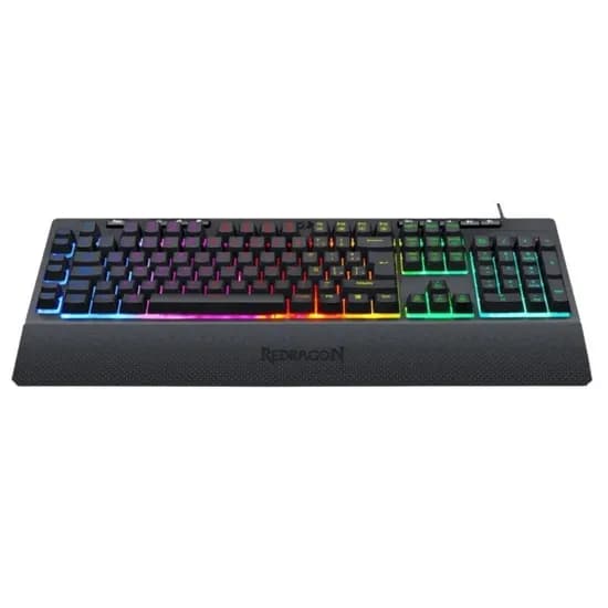 Teclado USB Redragon Shiva K512 RGB Preto Inglês