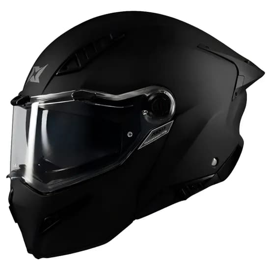 Capacete Axxis Ghostfighter SV Solido A1 - Articulado - Tamanho XL - com Óculos Interno - Matt