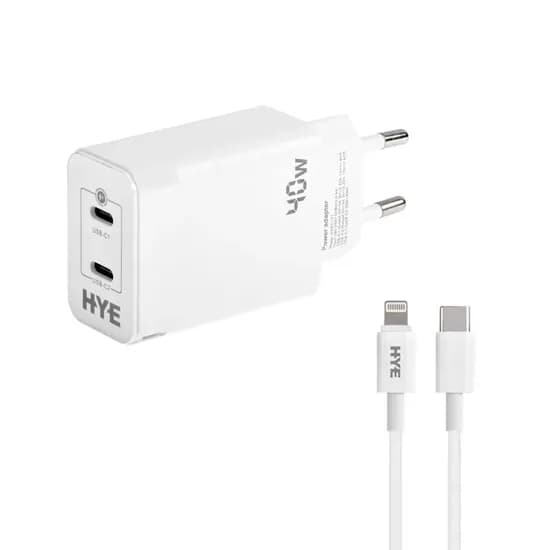 Carregador Hye HYEC121L / Fonte + Cabo Lightning