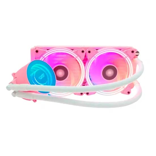 Water Cooler Aigo Darkflash Symphony TR240 Liquid, Argb, Pink, 240MM, Intel 775/ 115X/ 1200/ 1366/ 1700/ 2011(V3), AMD AM2+/ AM3+/ AM4/ AM5/ FM2+