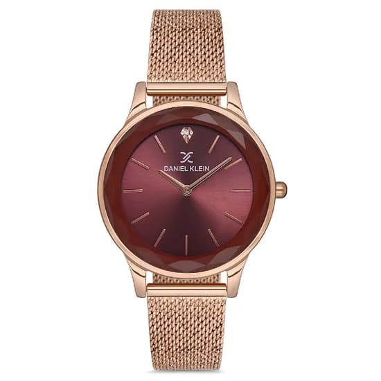 Relógio Analógico Feminino Daniel Klein DK.1.12678-6 Premium Ladies / Pulseira de Aço Inoxidável - Rose Gold