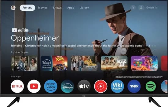 Smart TV Qled Mtek 55" MKQ55FSGU 4K Uhd/Wifi/Googletv