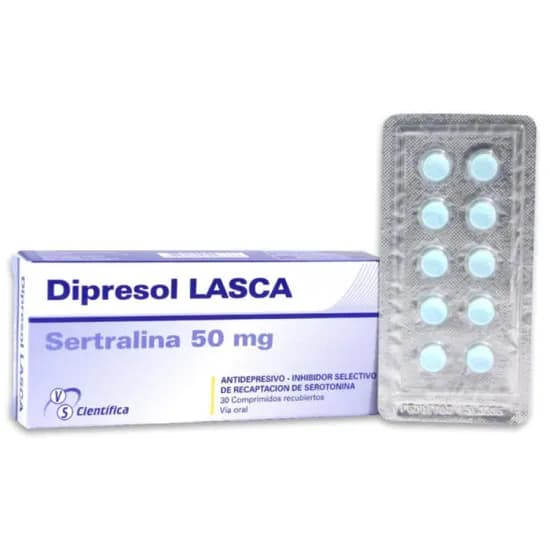 Dipresol Sertralina 50MG. com 30 Comprimidos