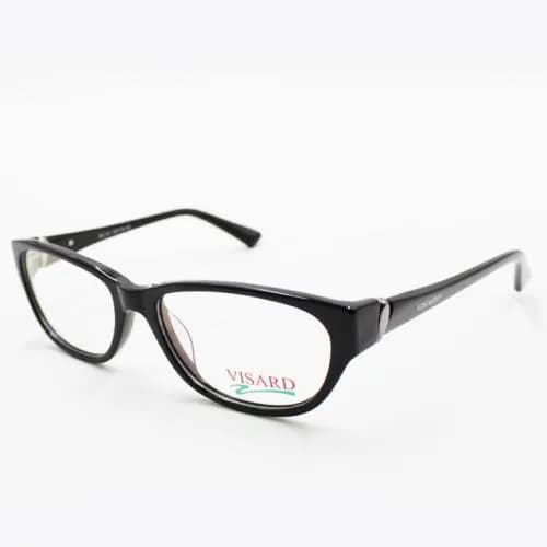 Óculos de Grau Feminino Visard BC 101 C1 53-18-135 - Preto $