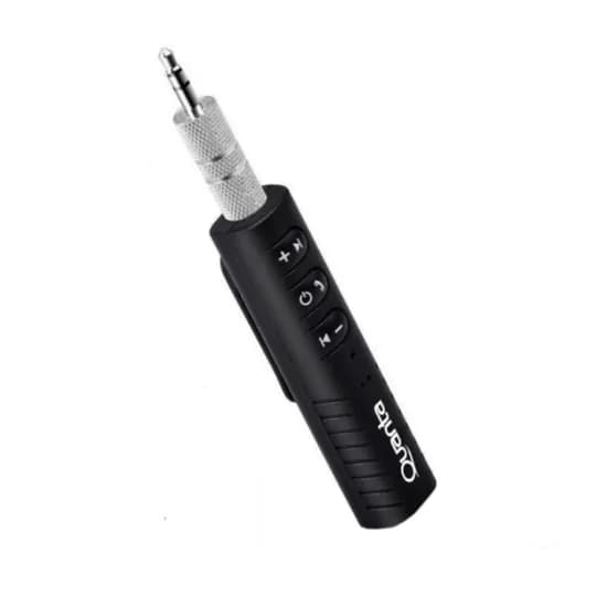Receptor de Áudio Bluetooth com Adaptador 3.5MM Quanta Essentials QTRABT10 - Preto