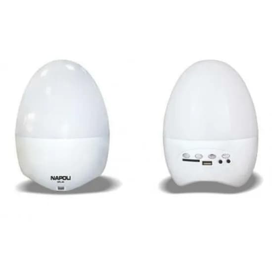 Caixa de Som Napoli NPL-80 USB/SD/FM/Luz LED