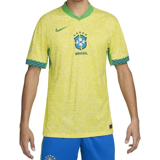 Camiseta Nike Masculino Brasil Dri-Fit Stadium Jersey L Amarelo - FJ4409706
