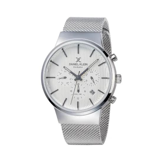 Relógio Analógico Masculino Daniel Klein Exclusive DK11958-3 - Prata