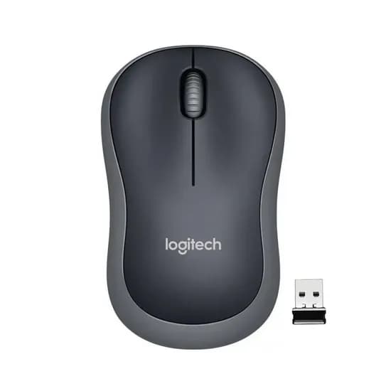 Logitech Mouse Wireless M185 910-002225 Negro/Gris