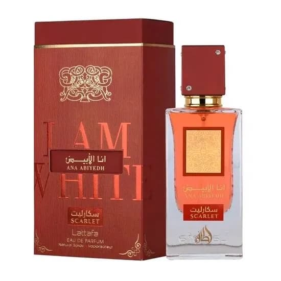 Perfume Lattafa Ana Abiyedh Scarlet Edp 60ML Feminino