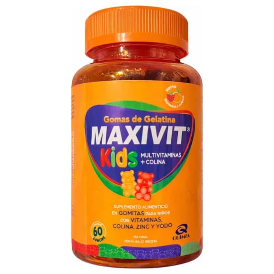Maxivit Kids Multivitaminas+Colina 60 Gomitas