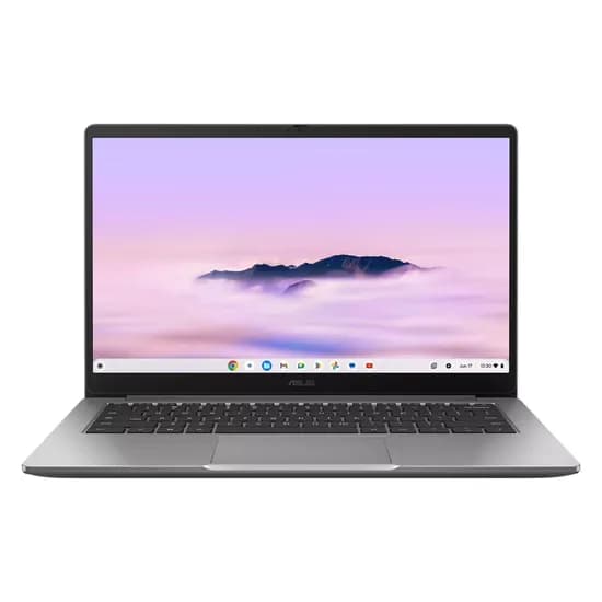 Notebook Asus Chromebook Plus Intel Core 3-N355 8GB Ram 128GB Emmc Tela 14" Full HD Chromeos Inglês Cinza - CX1405CTA-I38128