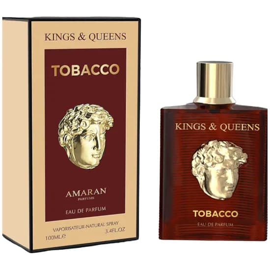 Perfume Amaran Kings & Queens Tobacco Eau de Parfum Unissex 100ML