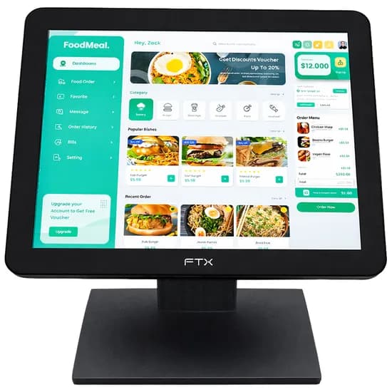 Monitor FTX Capacitive MT19V2 - Sxga - VGA/HDMI - Touchscreen - 19"