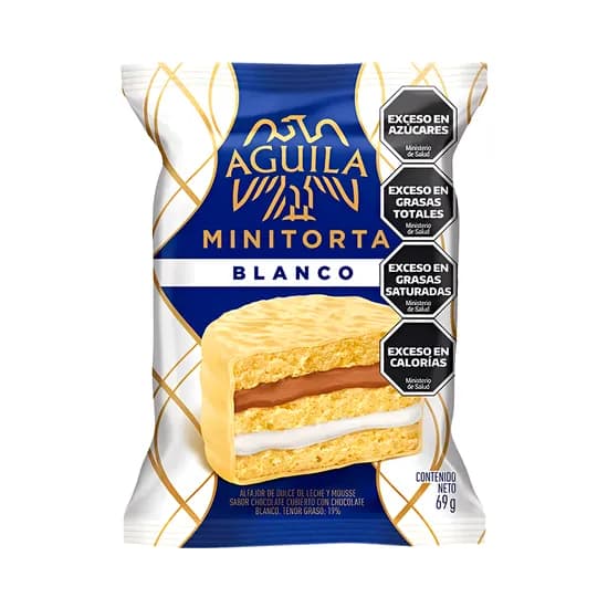 Alfajor Aguila Mini Torta Blanco 69G