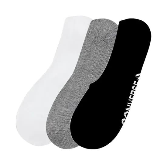 Media Converse Invisible Kit Blanco Negro Gris
