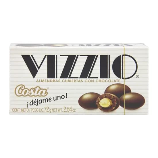 Chocolate Costa Vizzio Recheio Amêndoa 72G