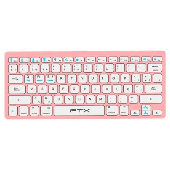 Teclado FTX FTXB1000 BT Esp Ultra Slim Pink