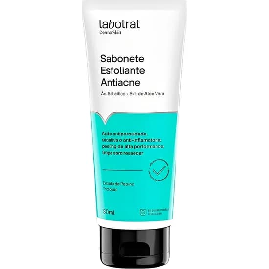 Der Jabón Facial Labotrat 80ML Exfoliante Antiacne