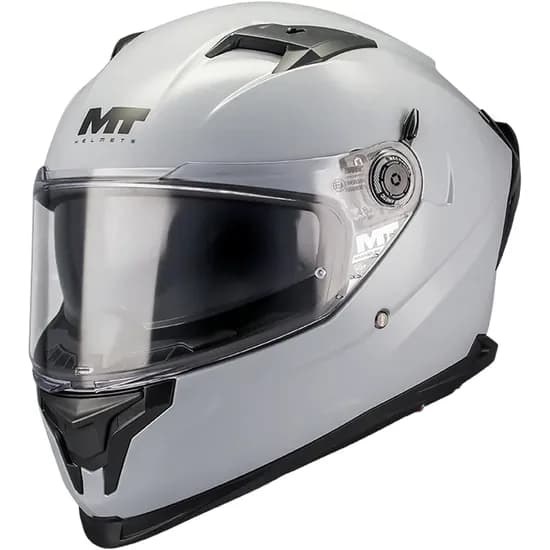 Capacete MT Helmets Braker SV Pure A12 - Fechado - Tamanho XL - com Óculos Interno - Gloss