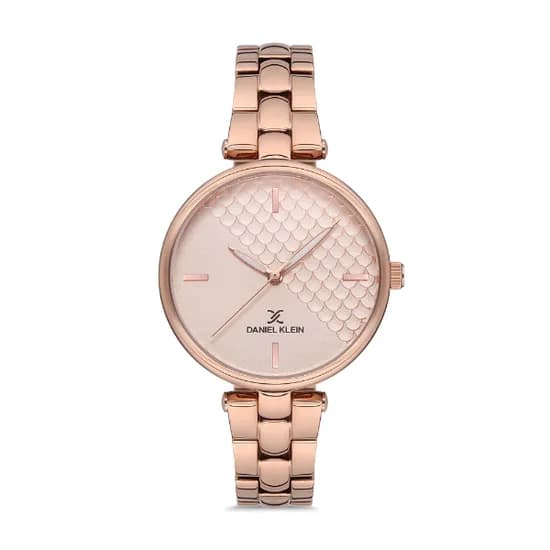 Relógio Analógico Feminino Daniel Klein Premium DK.1.12556-2 - Rosa Ouro