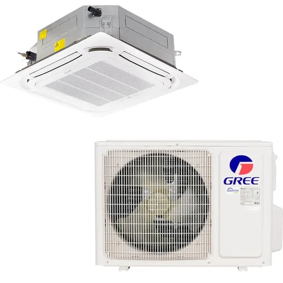 Ar Condicionado Gree R32 Cassette Inverter 18.000BTUS 220V 50/60 HZ - Branco