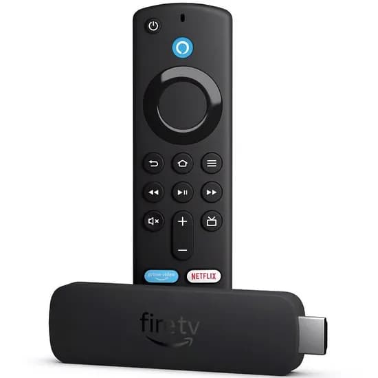Adaptador Multimídia Amazon Fire Stick - 4K - Wi-Fi/Bluetooth - 2ª Geração - Preto