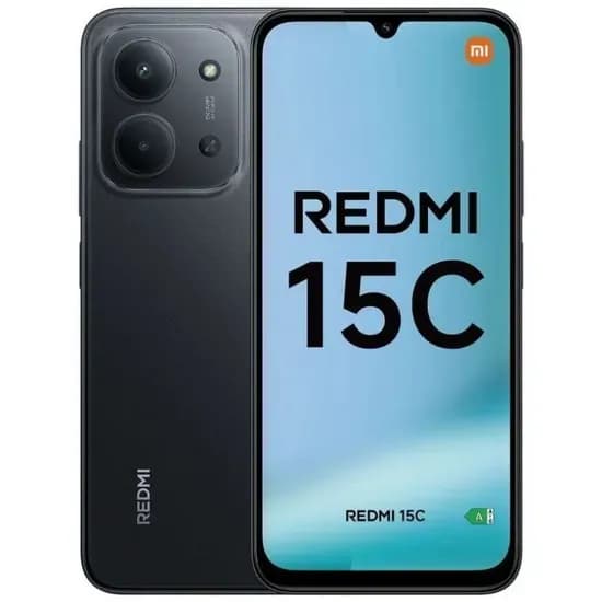 Celular Xiaomi Redmi 15C Dual Sim de 256GB/8GB Ram de 6.9" 50MP/8MP - Midnight Black (Global)