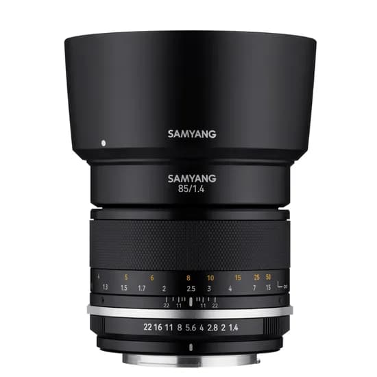 Lente Samyang Sony MF DSLR 85MM F/1.4 II e FF