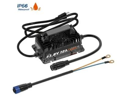Carregador de Bateria Litime 36V 10A Ac-DC LIFEPO4 Bcha-GC