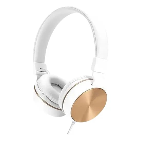 Fone de Ouvido HP DHH-1206 3.5MM - White/Gold