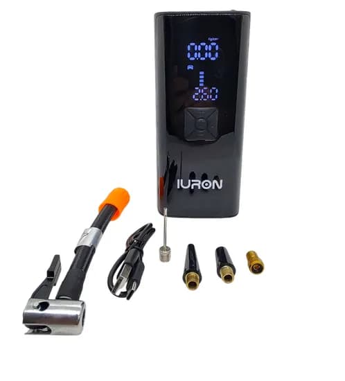 Compressor Bomba de Ar Portatil Enche Pneu Carro/Moto P004