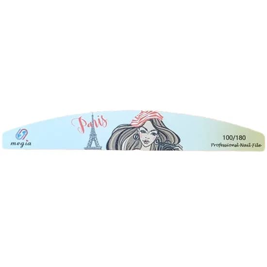 Lixa de Unha Paris MZ-164 - Rosa/Branco