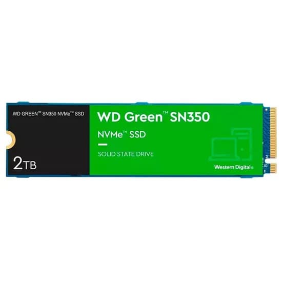 HD SSD M.2 2TB WD Green SN350 WDS200T3G0C Nvme