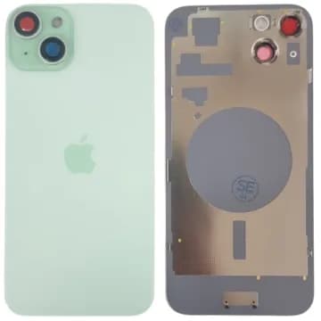 Tampa Trasera iPhone 15 Plus Verde Con Lente