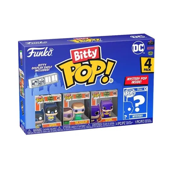 Muñeco Funko Bitty Pop DC Batman Adam West 4 Piezas